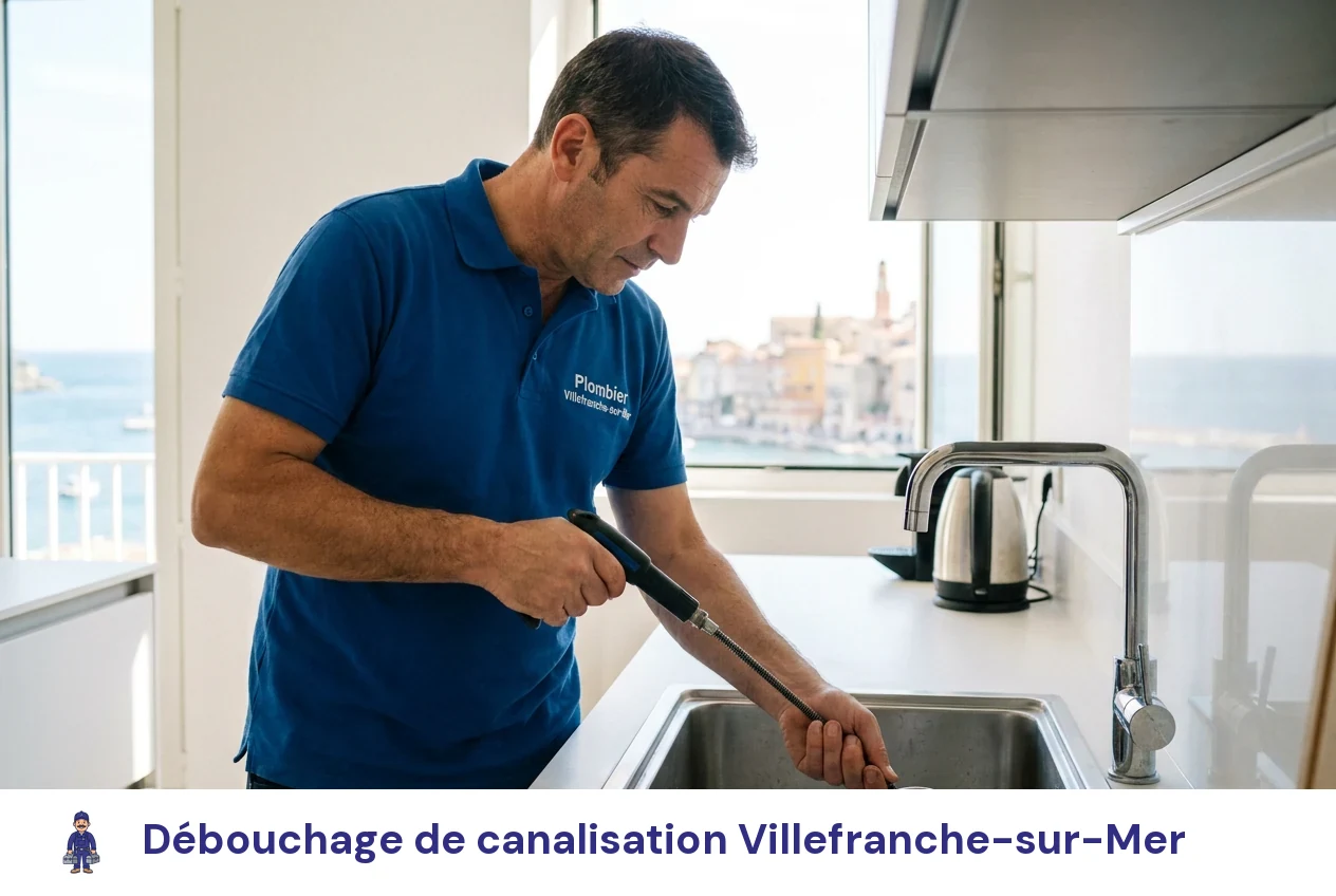 Débouchage de canalisation à Villefranche-sur-Mer