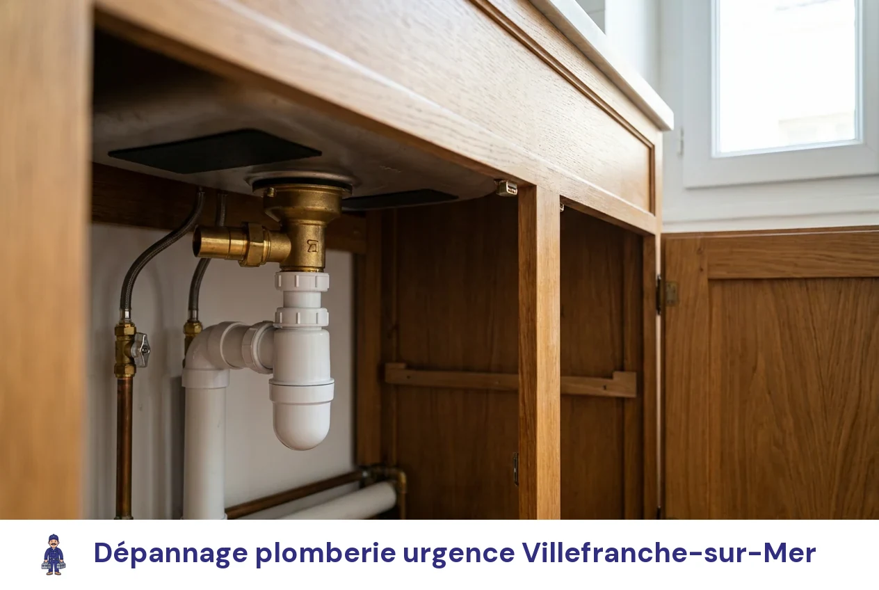 Dépannage plomberie urgence à Villefranche-sur-Mer
