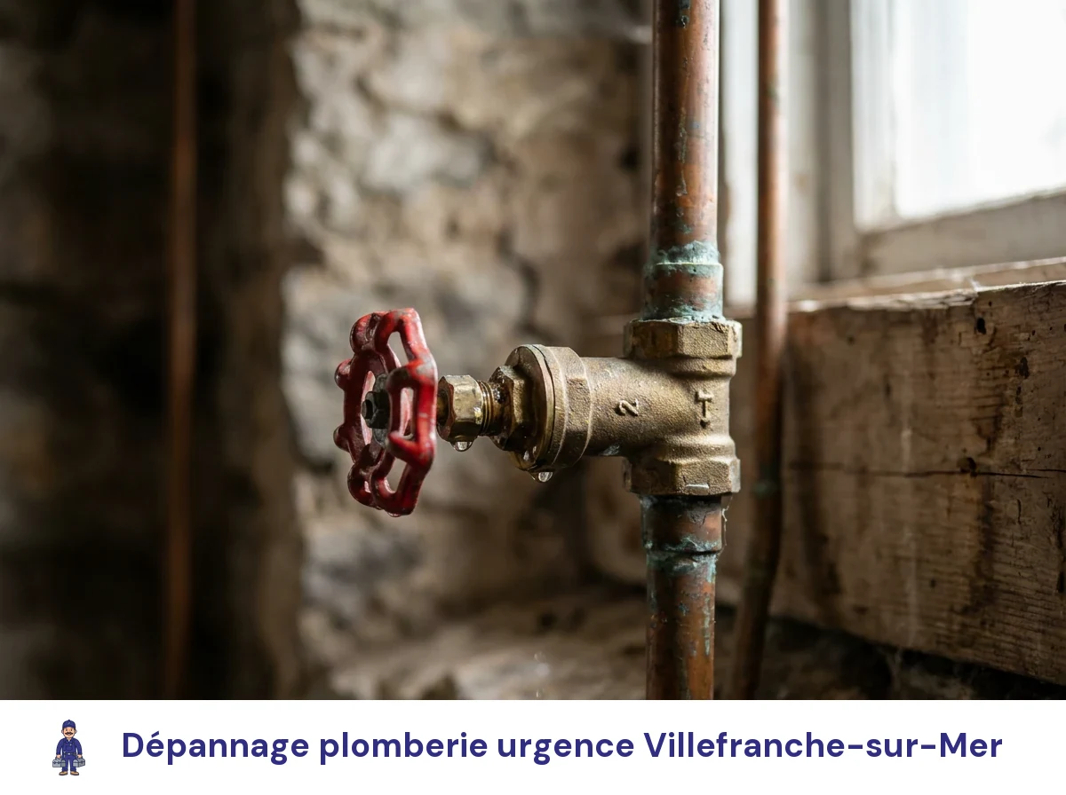 Dépannage plomberie urgence à Villefranche-sur-Mer
