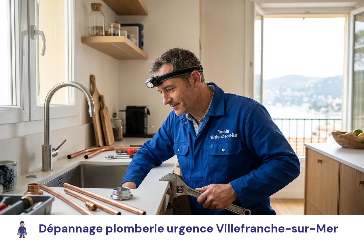 Dépannage plomberie urgence à Villefranche-sur-Mer