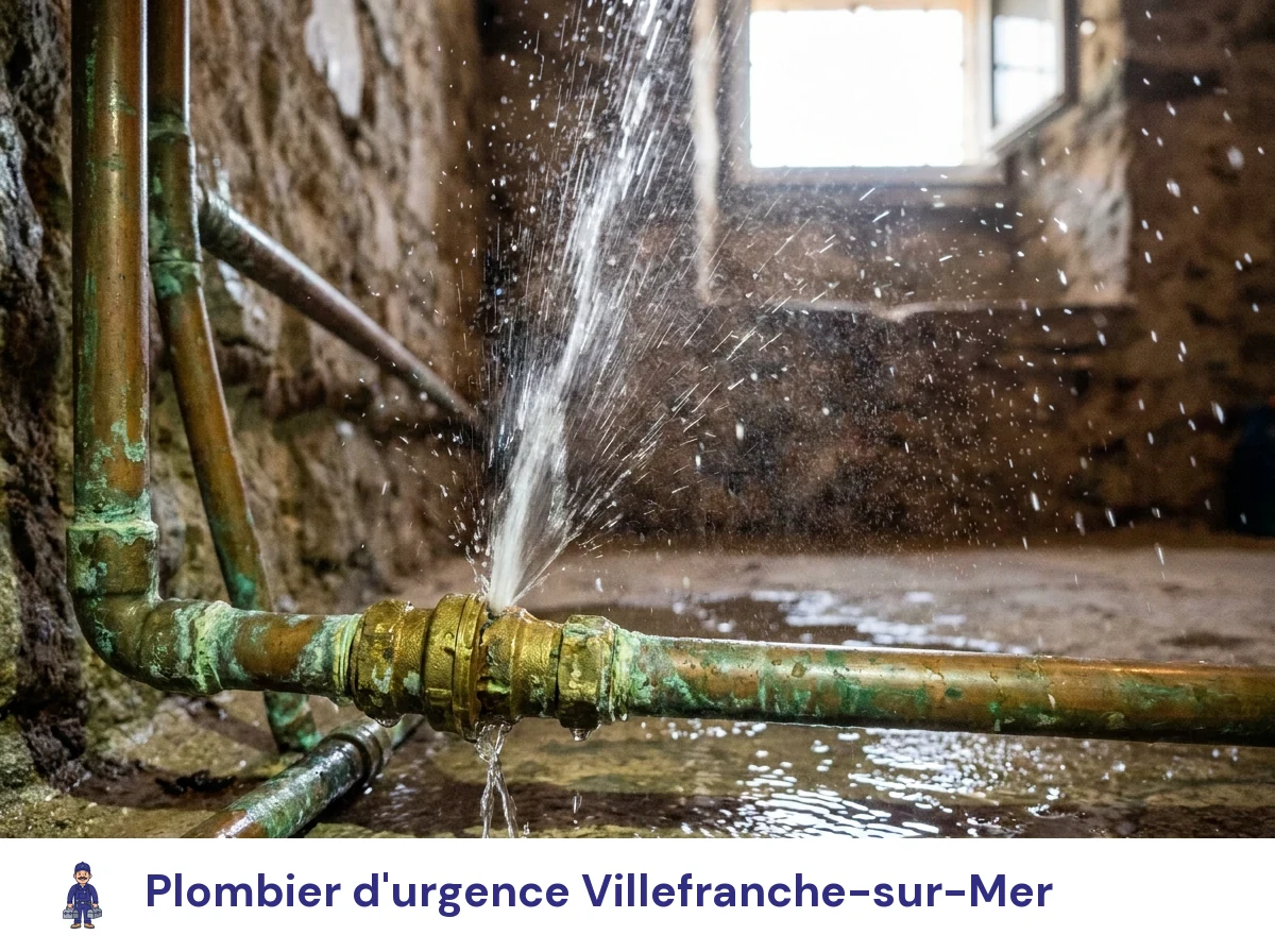 Plombier d'urgence à Villefranche-sur-Mer
