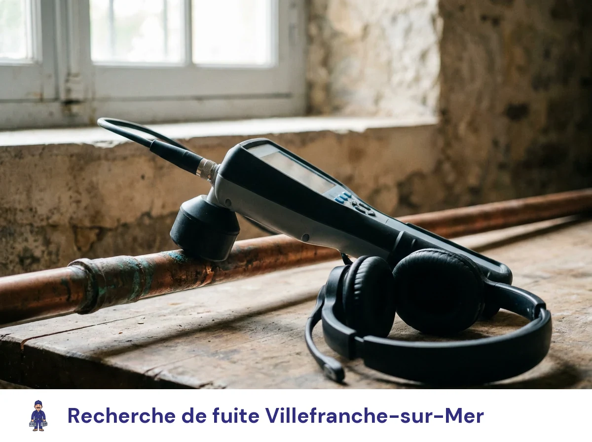 Recherche de fuite à Villefranche-sur-Mer