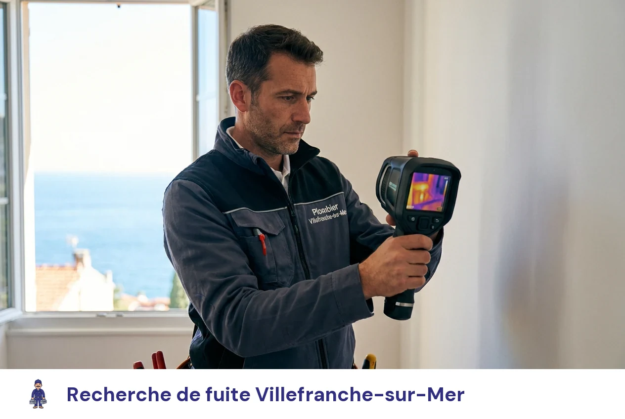 Recherche de fuite à Villefranche-sur-Mer