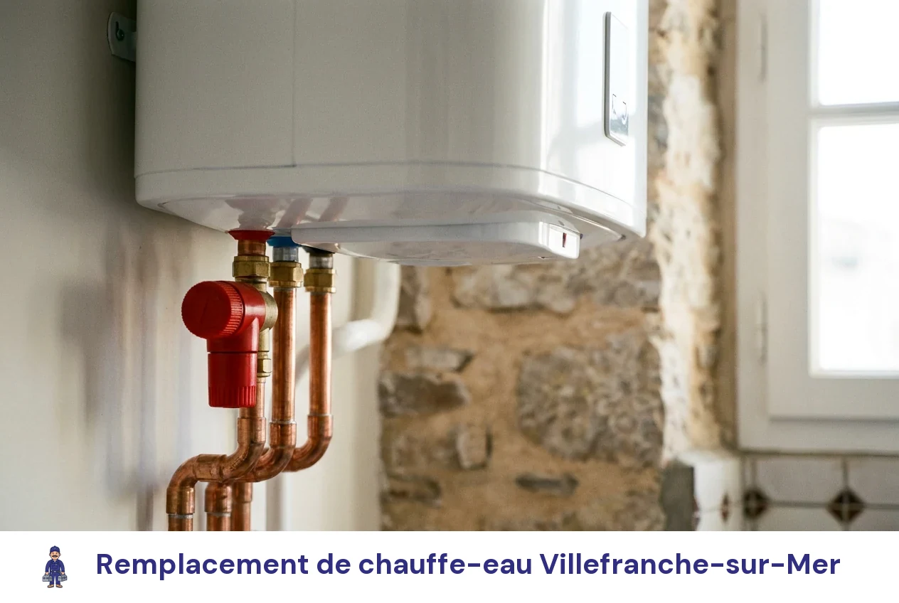 Remplacement de chauffe-eau à Villefranche-sur-Mer