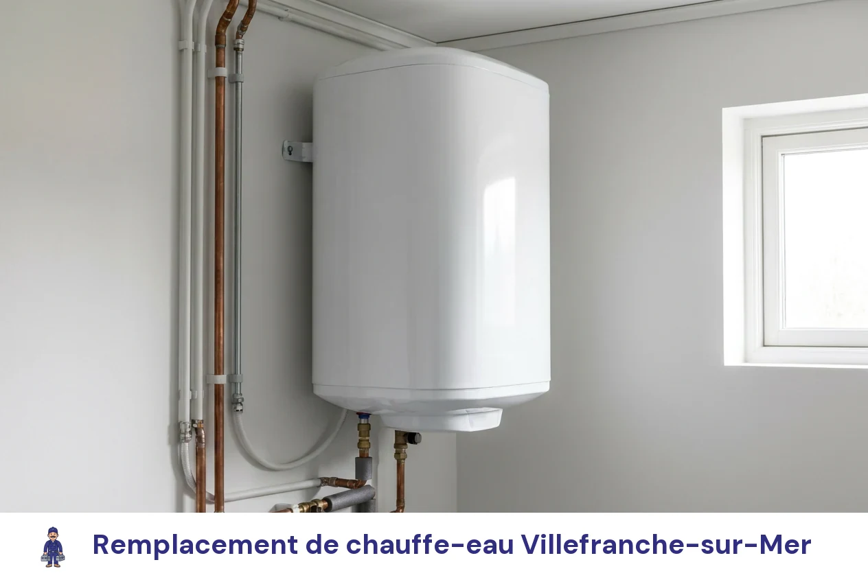 Remplacement de chauffe-eau à Villefranche-sur-Mer