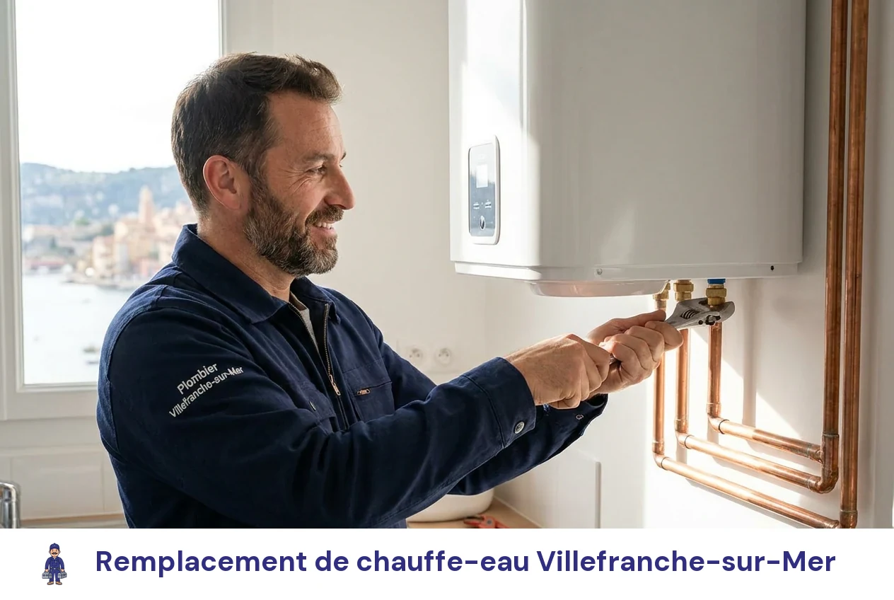 Remplacement de chauffe-eau à Villefranche-sur-Mer